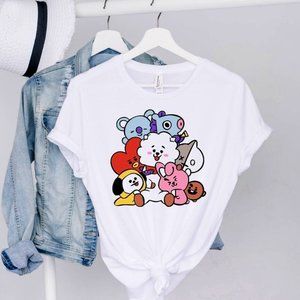 BTS BT21 Characters Graphic Tee